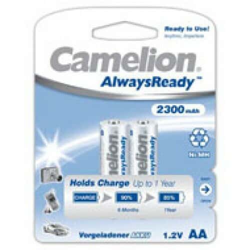 باتری نیم قلمی قابل شارژ AAA   Camelion  Always Ready  1.2V-181113